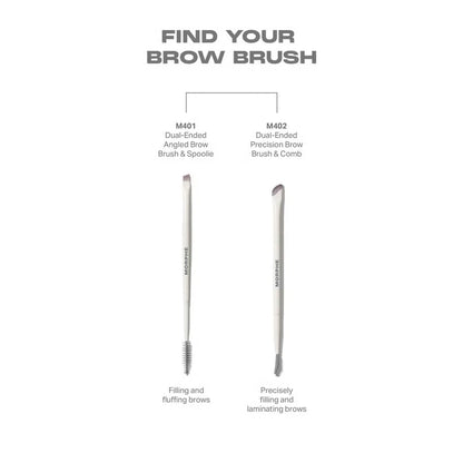 Morphe M402 Dual-Ended Precision Brow Brush & Comb