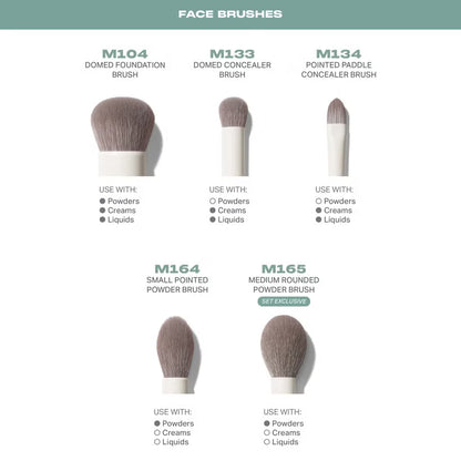 Morphe Ready, Set, Pro 16-Piece Face & Eye Brush Set