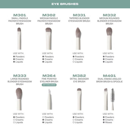 Morphe Ready, Set, Pro 16-Piece Face & Eye Brush Set