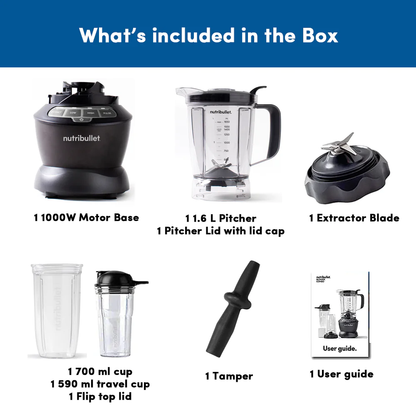 Nutribullet Blender Combo 1000W - Black