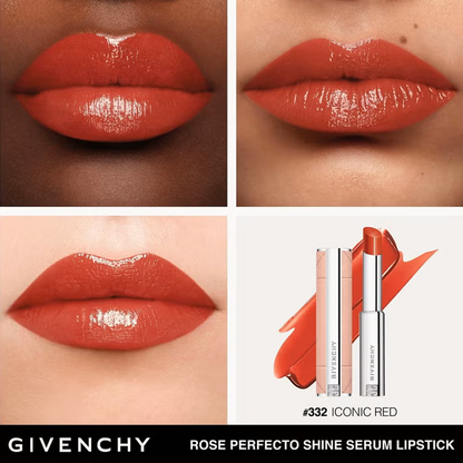 Givenchy Rose Perfecto Shine Serum Lipstick