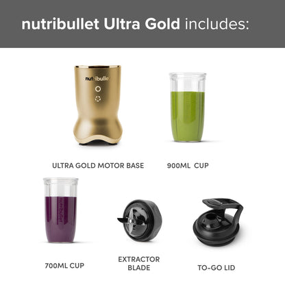 Nutribullet Ultra 1200W Gold