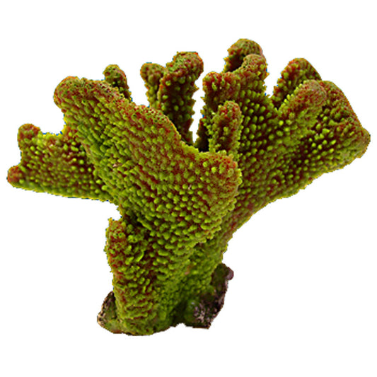 Nature's Image Ni-08A Pocillopora Eydouxi Green 8x6.5x5.5 Inch. Replica Coral