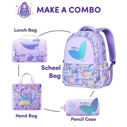 Nohoo - Mermaid Pencil Bag - Purple