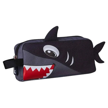 Nohoo - Shark Pencil Bag - Grey