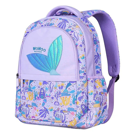 Nohoo - 16" Mermaid School Backpack - Purple