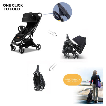 Nurtur Aspen Baby Stroller - Black