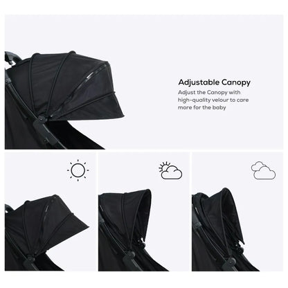 Nurtur Aspen Baby Stroller - Black