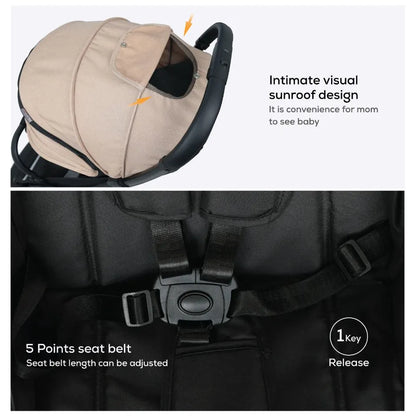 Nurtur Aspen Baby Stroller - Sand