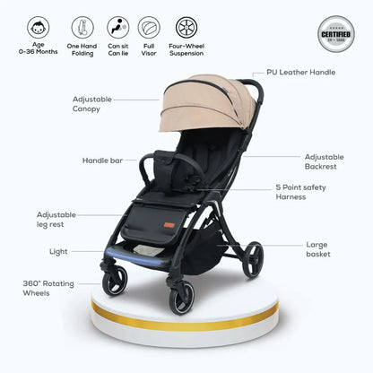 Nurtur Aspen Baby Stroller - Sand