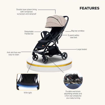 Nurtur Aspen Baby Stroller - Sand