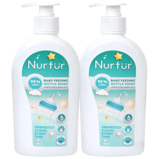 Nurtur - Baby Bottle & Toys Liquid Cleanser - Pack of 2 - 500ml