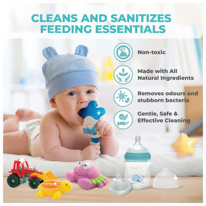 Nurtur - Baby Bottle & Toys Liquid Cleanser - Pack of 2 - 500ml