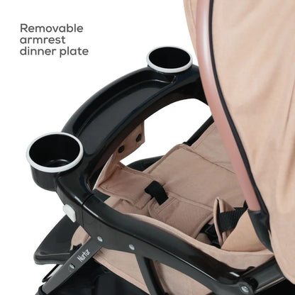 Nurtur Bliss Ultra Compact Lightweight Baby Travel Stroller - Sand