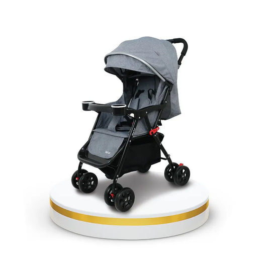 Nurtur Bliss Ultra Compact Lightweight Baby Travel Stroller - Grey