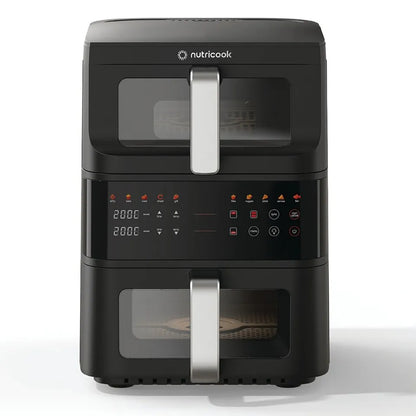 Nutricook - DuoStack Air Fryer - Black - 10L