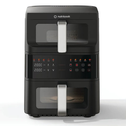 Nutricook - DuoStack Air Fryer - Black - 10L