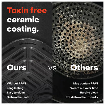 Nutricook Slim Air Fryer 7.6 - Black