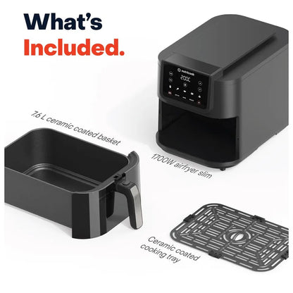 Nutricook Slim Air Fryer 7.6 - Black