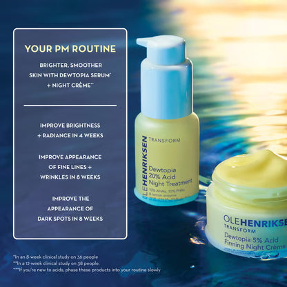 Ole Henriksen Dewtopia 5% Acid Firming Night Crème 50ml