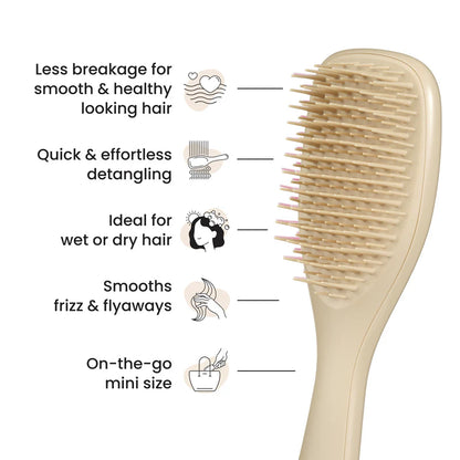 Tangle Teezer Ultimate Detangler Mini - Oat Cream
