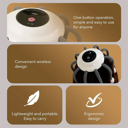 Zero OctoGusto Head Massager