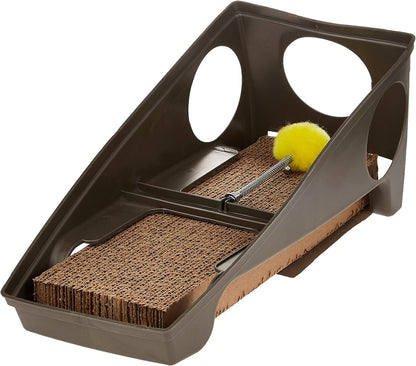 Omega Paw Cat Scratch Box Everest Cat Scratcher Brown