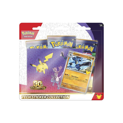 Pokemon TCG: 30th Celebration Tech Sticker Collection (Lucario)
