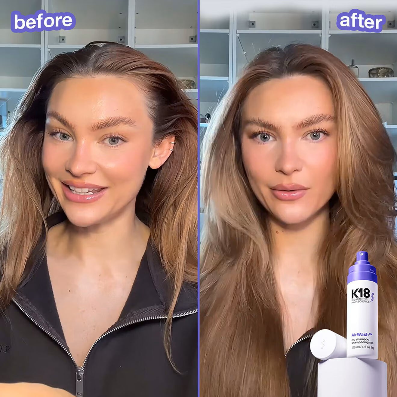 K18 AirWash Dry Shampoo 47ml