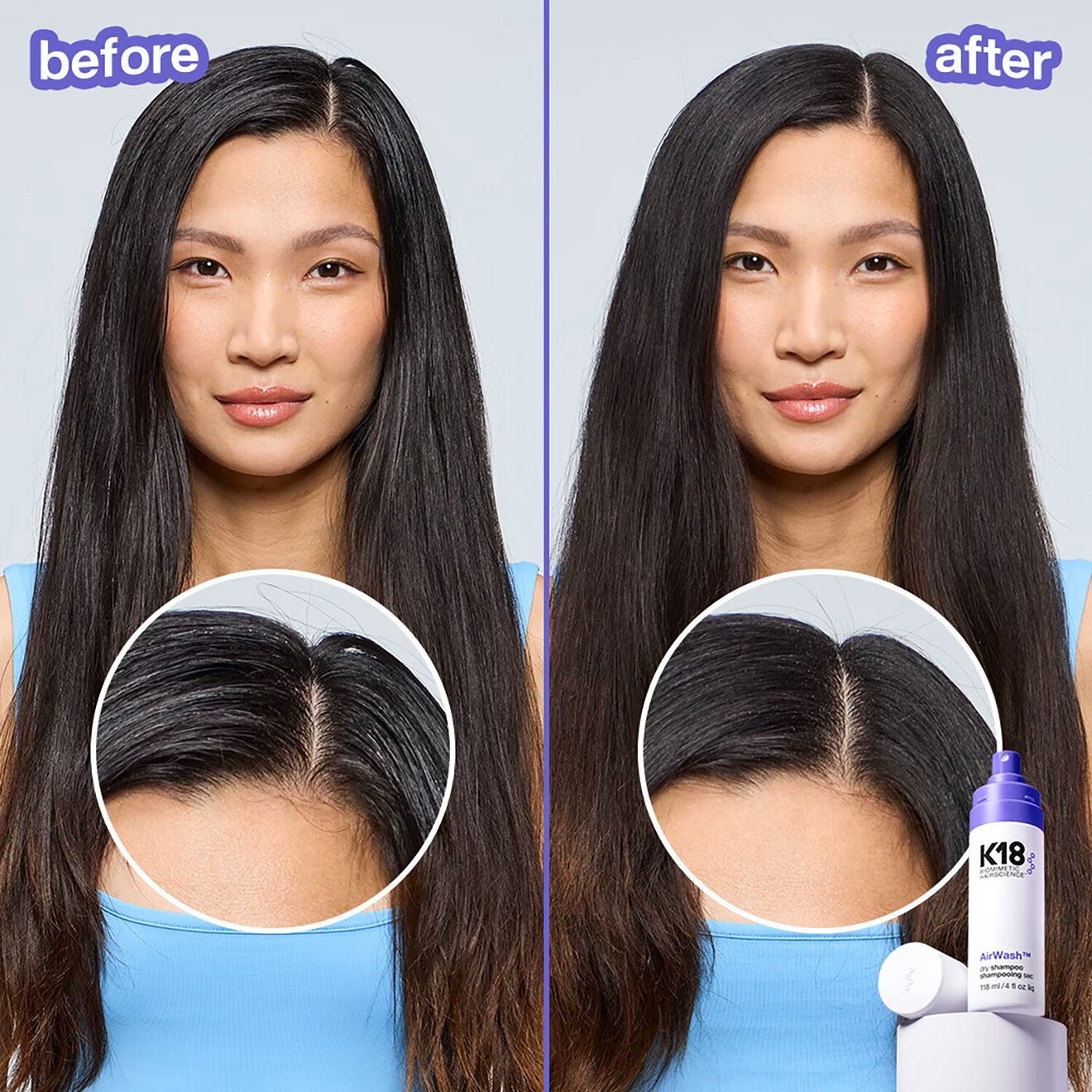 K18 AirWash Dry Shampoo 47ml