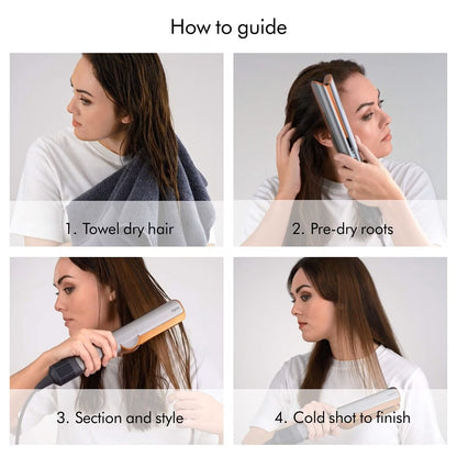 Dyson Airstrait Straightener in Red Velvet/Gold