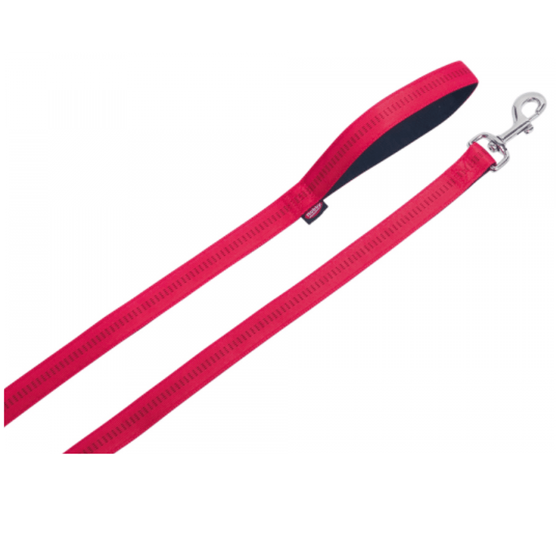 Nobby Adjustable Leash Soft Grip Red 180cm