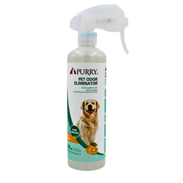 Purry Pet Odor Eliminator Spray Sweet Orange Flavor 309ml