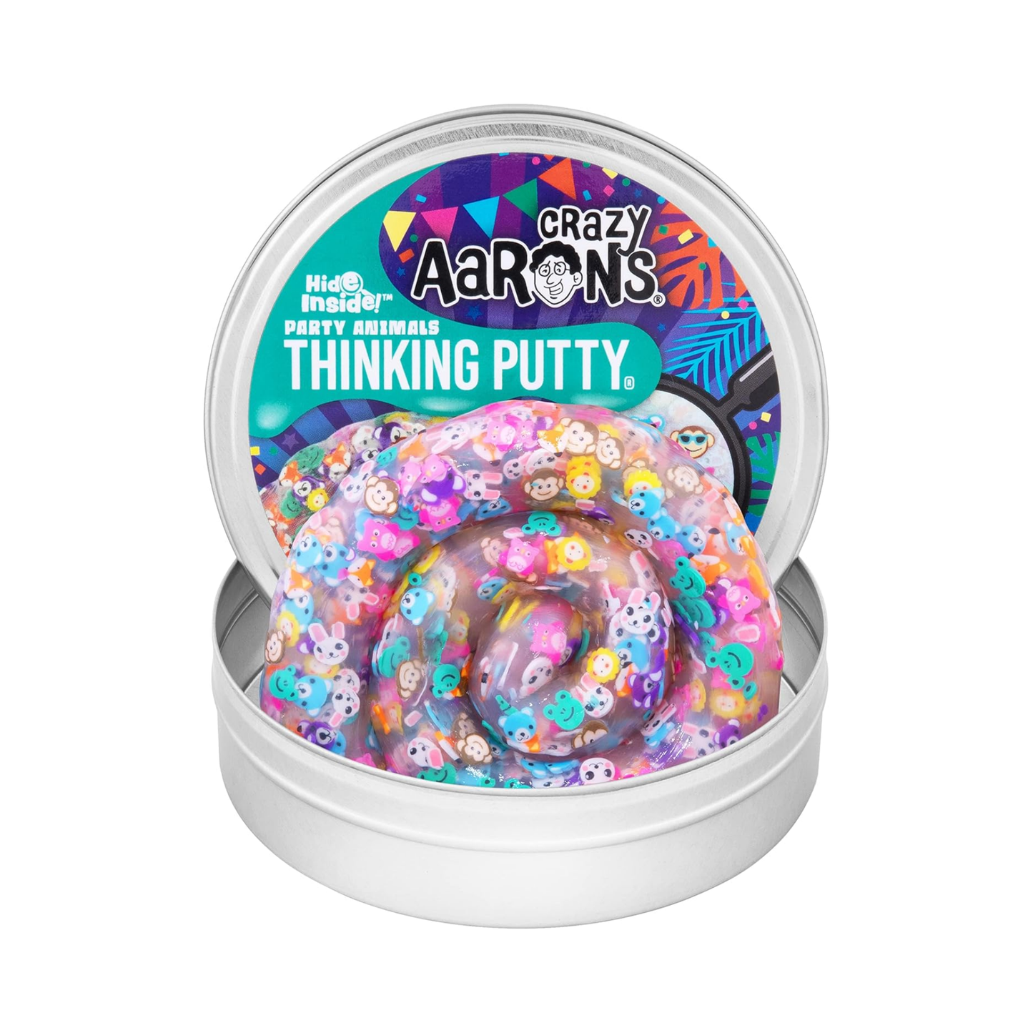 Crazy Aaron's Thinking Putty - Hide Inside! Party Animals