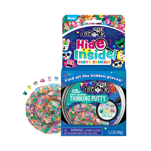 Crazy Aaron's Thinking Putty - Hide Inside! Party Animals