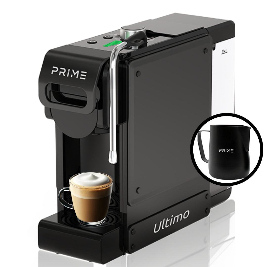Prime Ultimo 7 in 1 Espresso Maker with Steam for Milk frothing