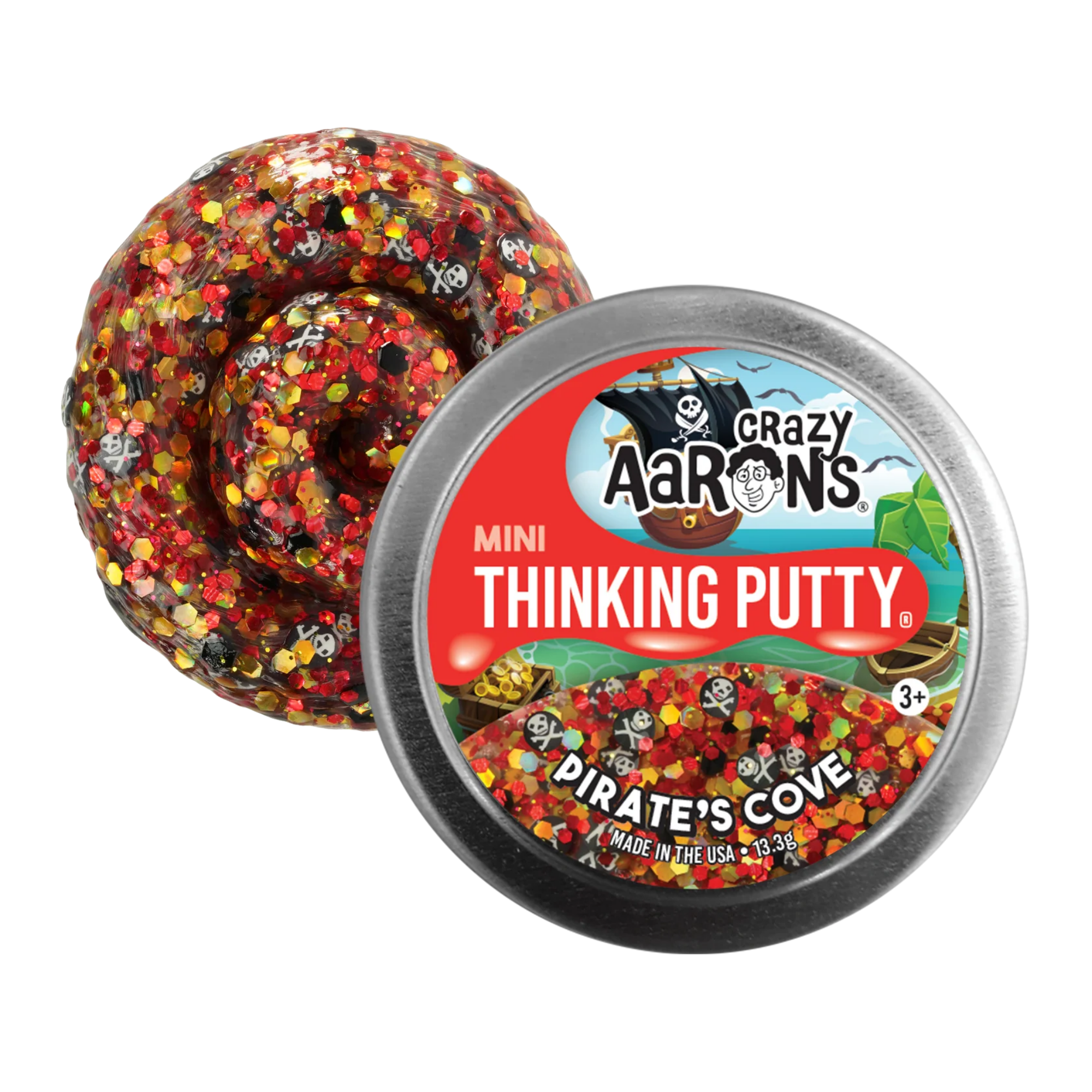 Crazy Aaron's Thinking Putty - Pirate's Cove 2" Tin