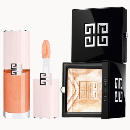 Givenchy Prisme Libre Highlighter Powder & Perfecto Serum Lip Oil Bundle