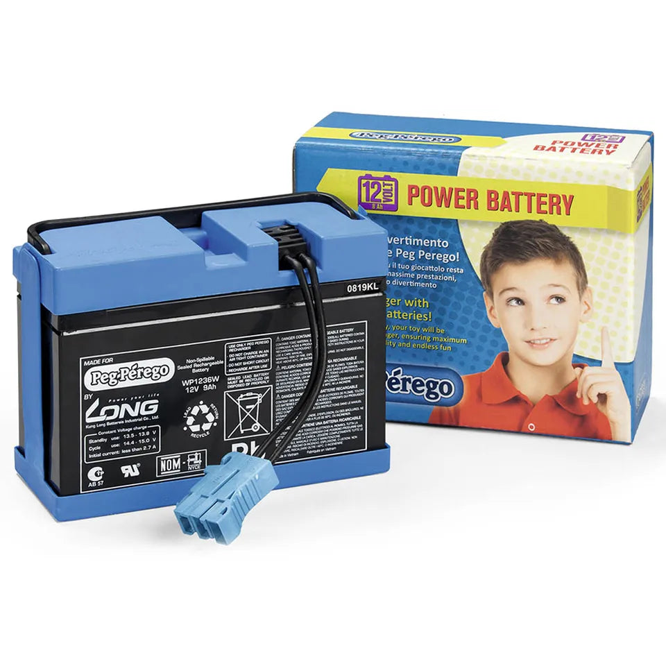 Peg Perego - 12V 8Ah Battery - Blue