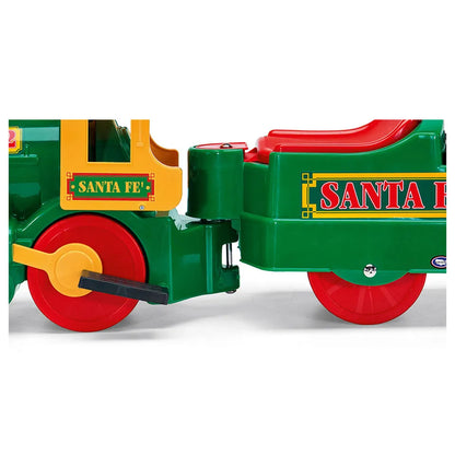 peg perego toy train Peg Perego - Santa Fe Train Ride On Toy - Green – Flitit