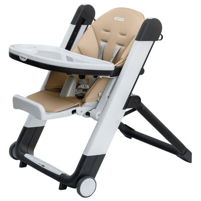 Peg Perego - Siesta Multifunctional Compact Highchair - Noce