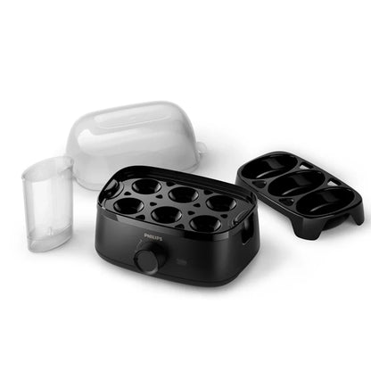 Philips Egg Cooker 3000 Series 400W -Deep Black - HD9137/91