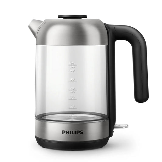 Philips Series 5000 Glass Kettle 1.7L 2200W, HD9339/81 - Silver
