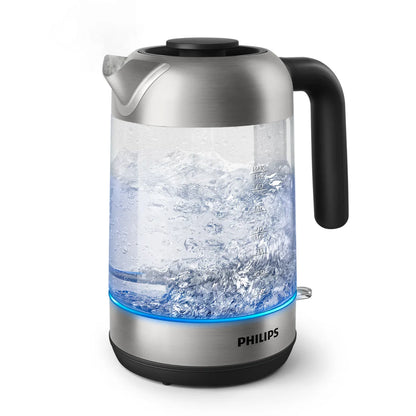 Philips Series 5000 Glass Kettle 1.7L 2200W, HD9339/81 - Silver