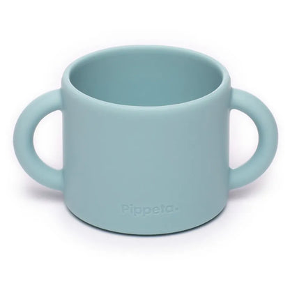 Pippeta - SIlicone Cup With Straw - Sky Blue