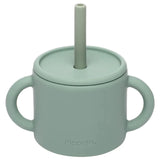 Pippeta - Silicone Cup & Straw - Meadow Green