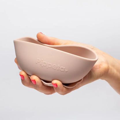 Pippeta - Silicone Suction Bowl - Ash Rose