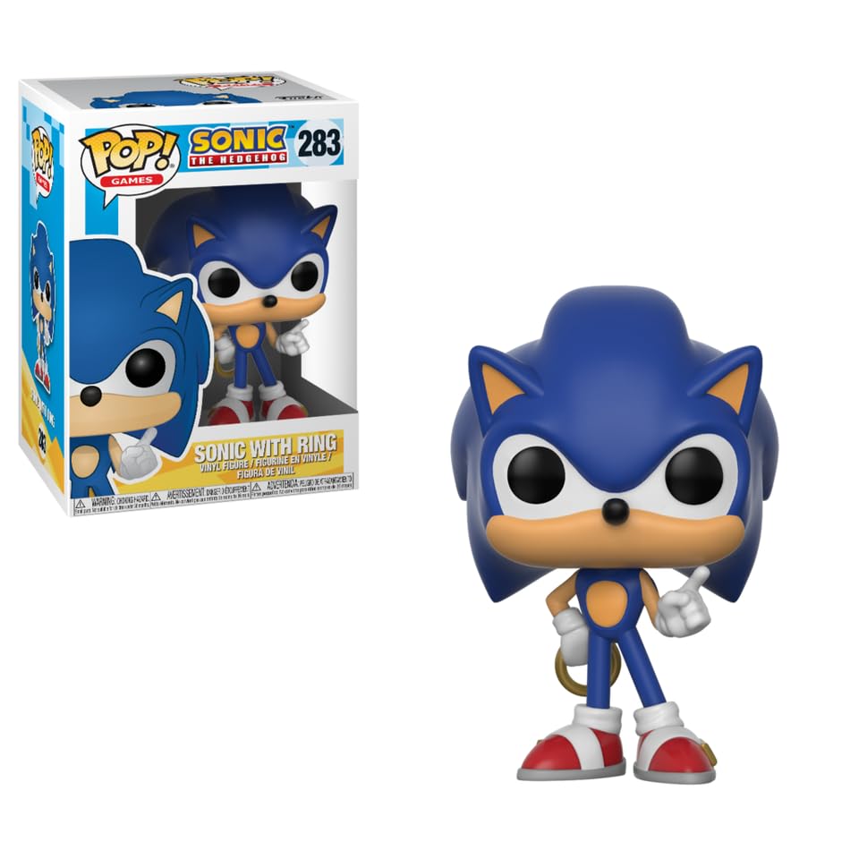 Funko - Pop! Games - Sonic- Sonic w/ Ring