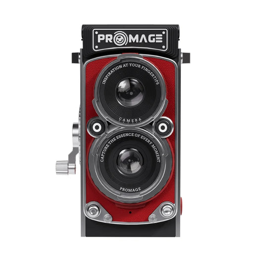 Promage PC-115 Classic Retro Duo Twin-Lens Camera
