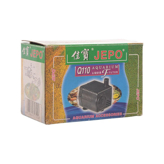 Jepo Q110 Aquarium Submersible Pump, Black